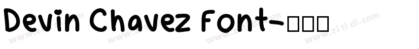 Devin Chavez Font字体转换